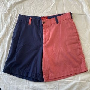 Southern Proper Pink & Navy Club Short - size 32